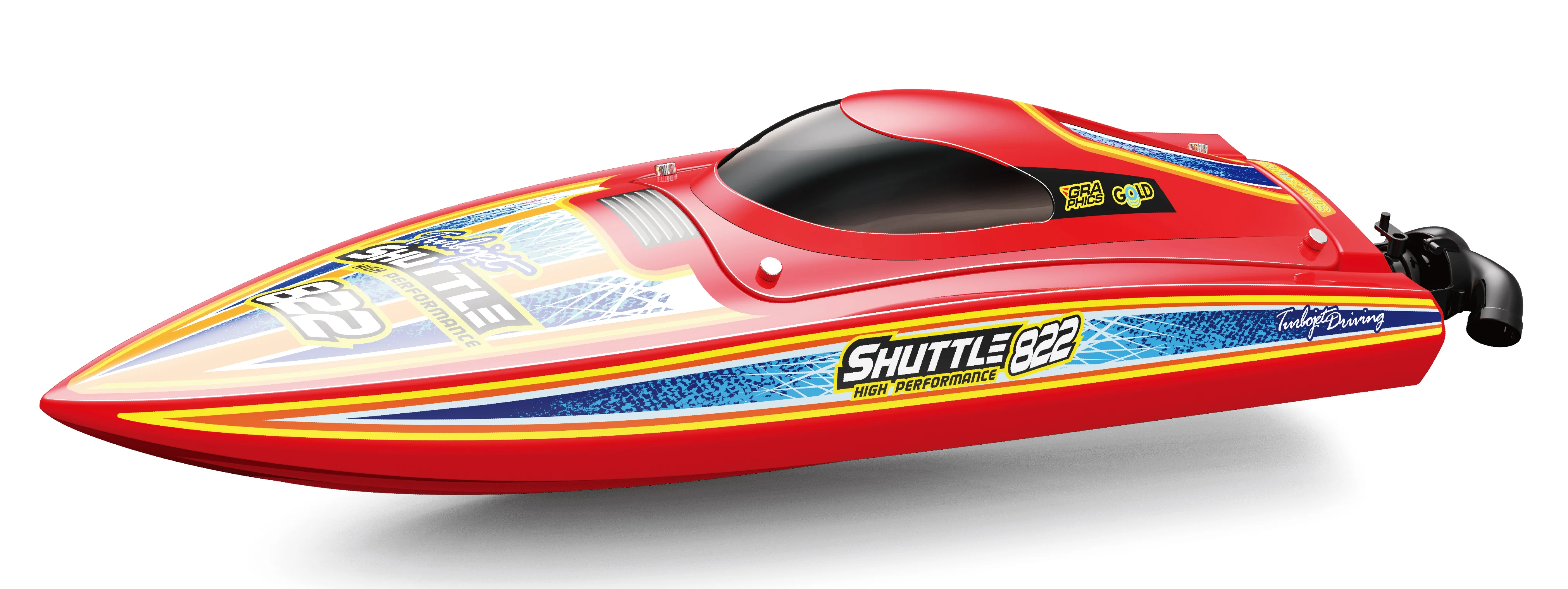 SJY-TX822 RC High Speed Jet Boat - 40-50km/h Fun & Thrill