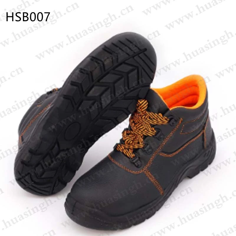 LXG,construction Industry Anti-static with Steel Toe Safety Shoes Acid and Alkali Resistant Black Safety Boots HSB007