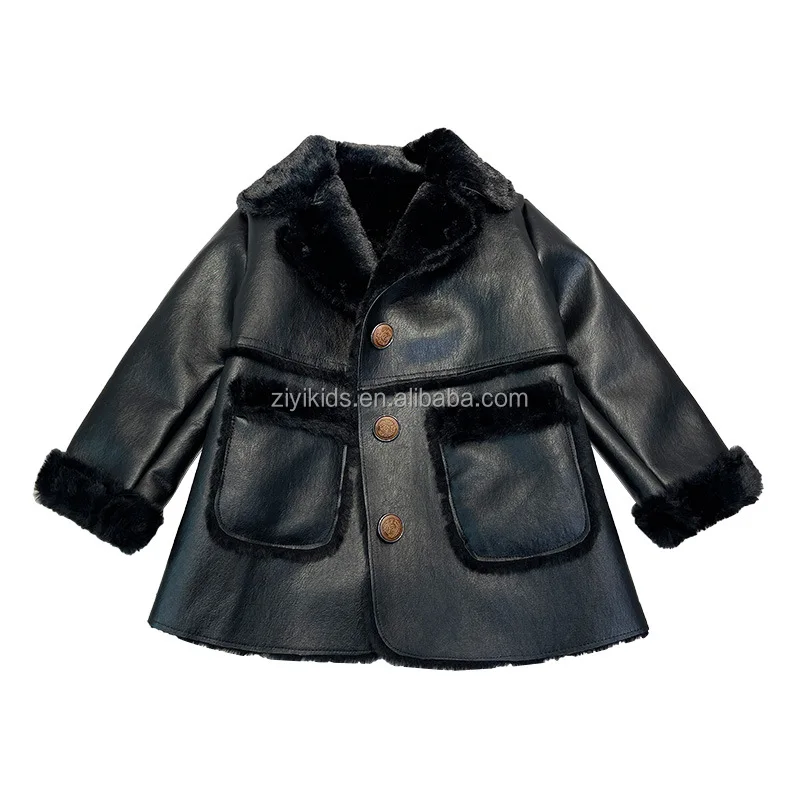 infant black coat