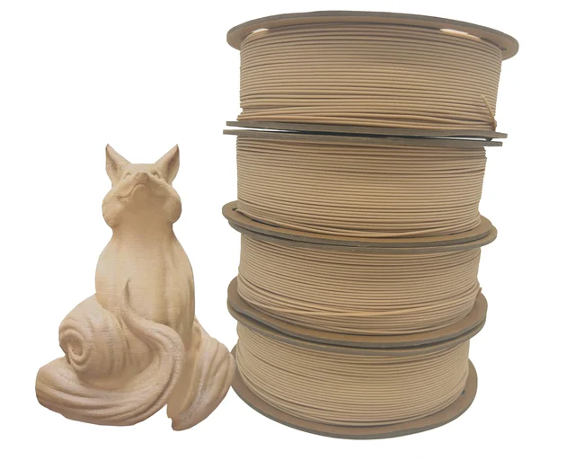 Gucai3D Hiah quality 3D printer filament 1.75 mm lkg wooden 1.75mm 3d printer for wood filament