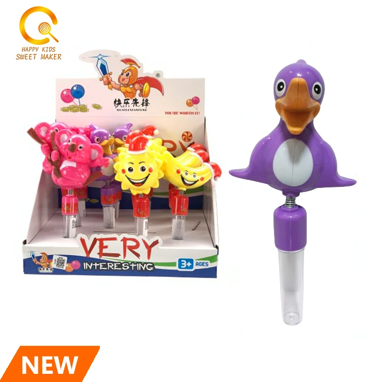 Новый продукт 2024 свистящий дятел высококачественные пластиковые трубки в форме утки игрушки конфеты Детские Мультяшные милые