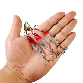 Cheery Palmer 1-1.3cm 3D Eyes Metal Jig Bionic Set 10g 15g 20g Iron Plate Hard Fishing Lures 5pcs Artificial Fishing Lure High – Metal Jig – view 5