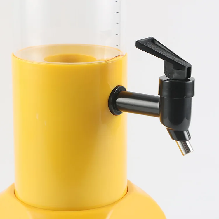 Customs Logo Drink Dispensers Beer Tap 1.5l 3l Beer Tower With Ice Tube