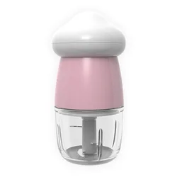 Manufacturer Hot Selling Portable 300ml glass chopping bowl Mini Rechargeable food mixer household blender
