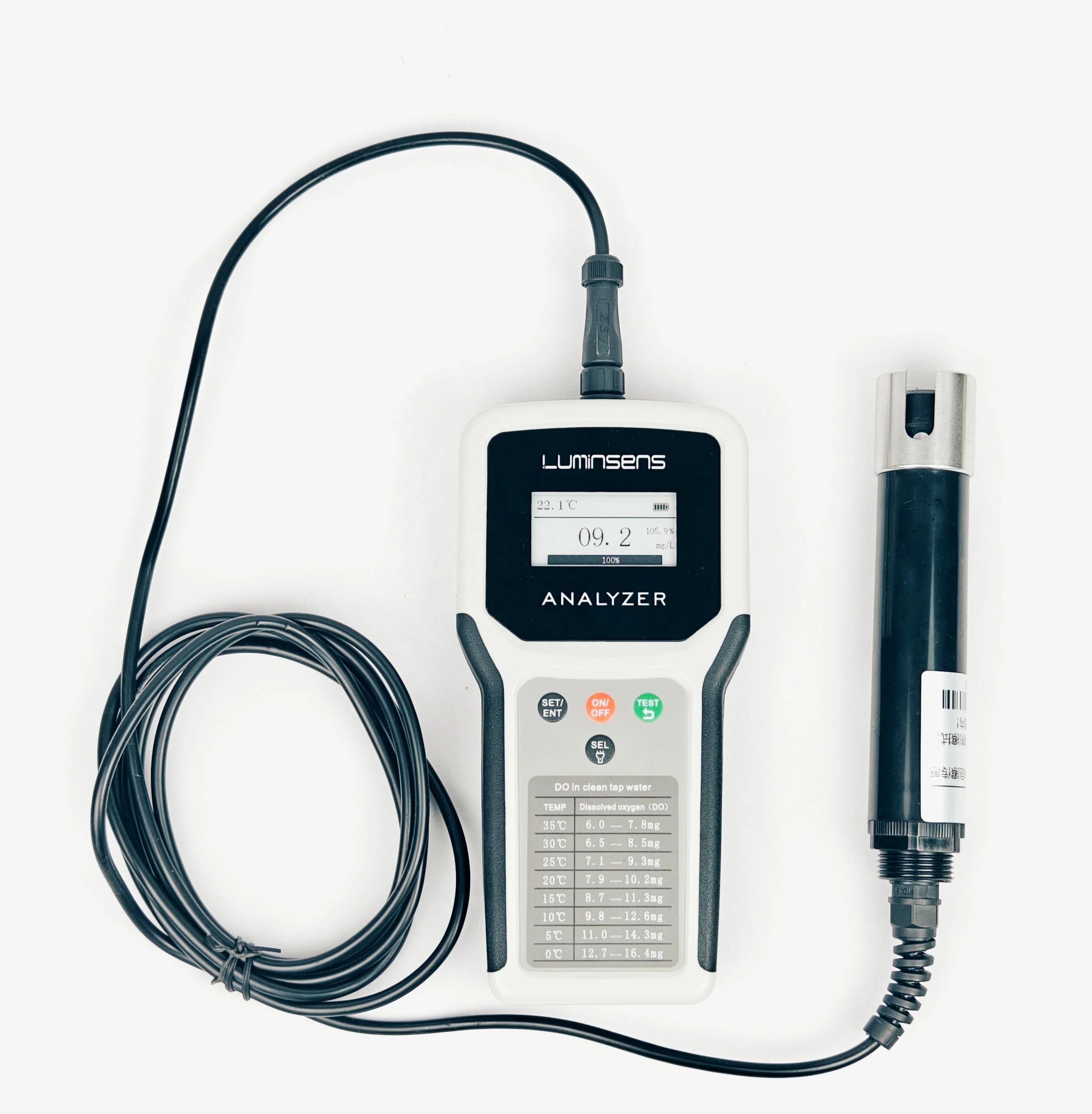 Portable Handheld Dissolved Oxygen Meter for Lakes and Rivers Do ...