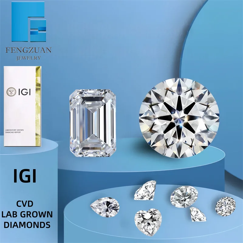 Wholesale Fancy Shape Lab Grown Diamond E VS1 White 1CT Loose