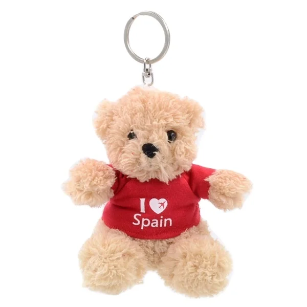 Plush Teddy Bear Toy Keychain 