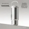Moonlight silver, upgraded ice-breaking cup 1000ml