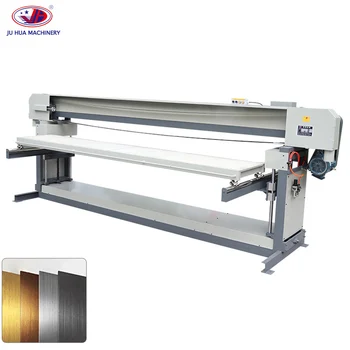 Long Belt Industrial Buffing Machine For Sheet Metal Weld Mark And Rust Polishing Deburring Machine