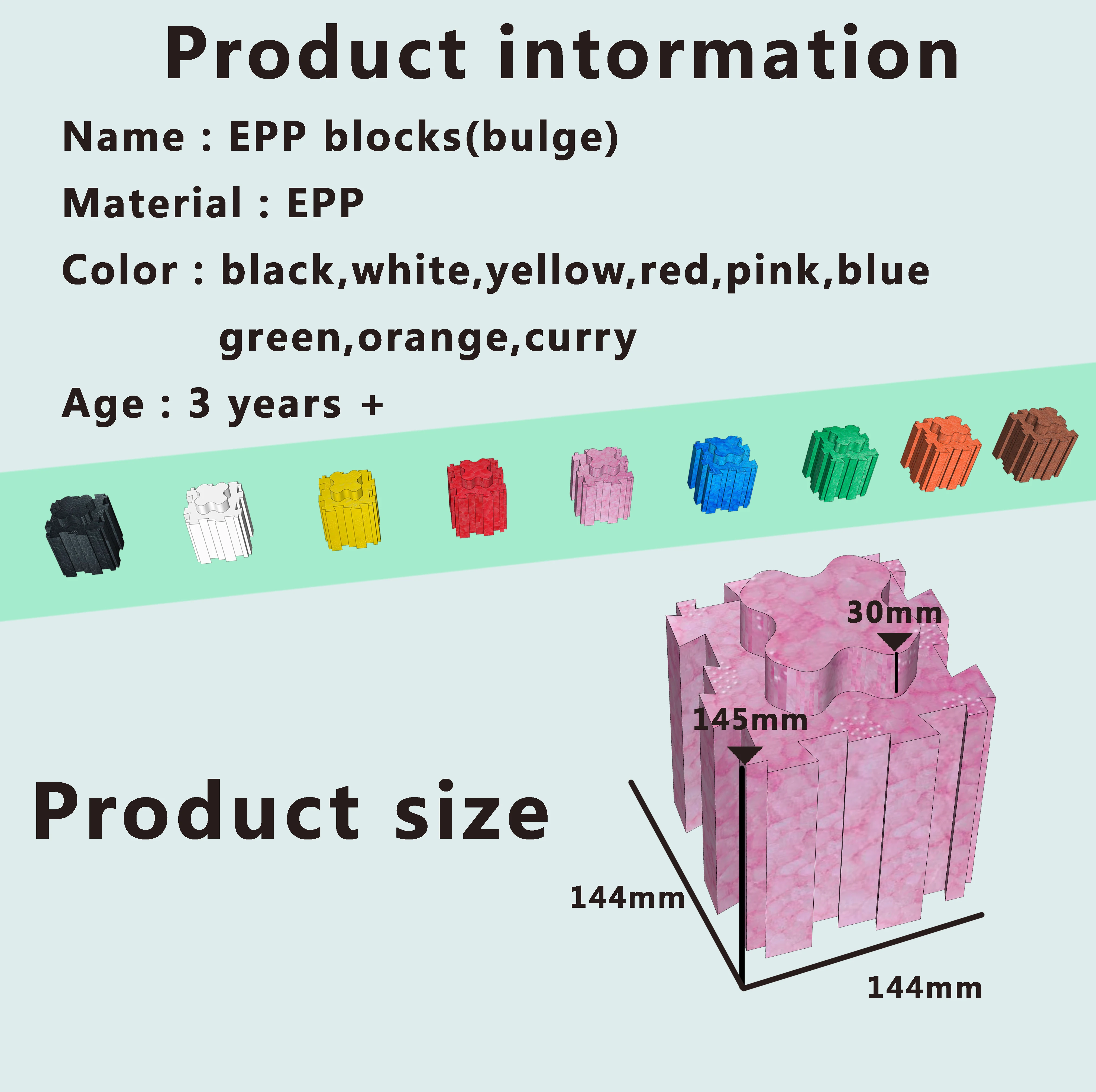 Ep Material Block Epp Foam Block Castle Playground Indoor Kindergarten Playground Square ...