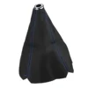 Black with blue