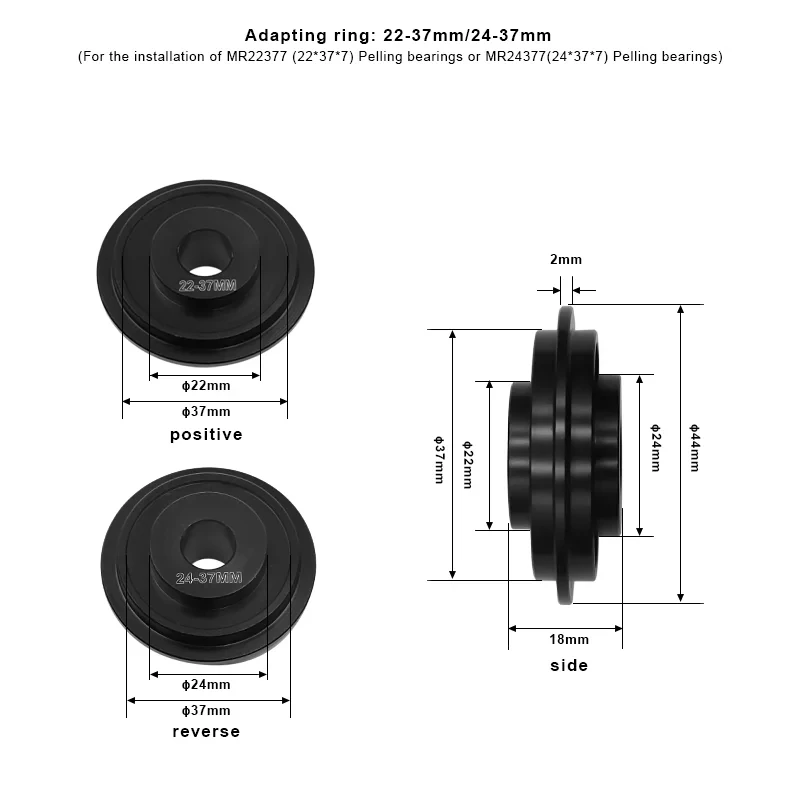 Riderace Bicycle Axle  Press-In Shaft Static Install Disassembly Tools Bike Bottom Bracket Bearing Remove Tool Repair Kits