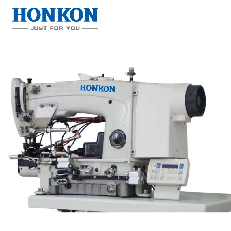 High Quality Automatic Pneumatic Bottom Hemming Machine Suitable for Different Kind of Fabric Max Thickness 10mm    HK63900D