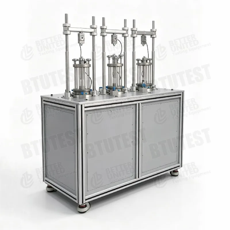 BTU Full-Automatic Stress Path Triple Triaxial Apparatus 10kN UU CU CD ASTM D4767 D7181 D2850 ISO 17892-8 Geotechnical Lab