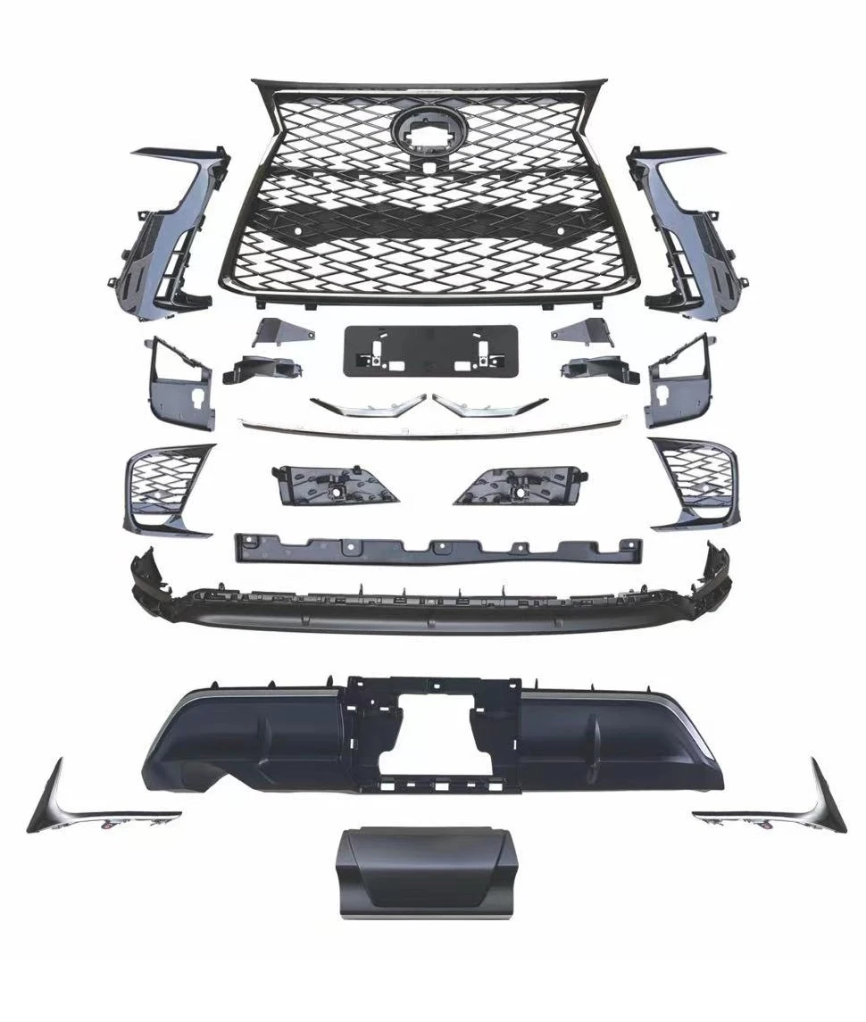 TDCMY Front Rear Bumper Kit Grille Chrome Year 2022 Body Kit for Lexus LX600 factory