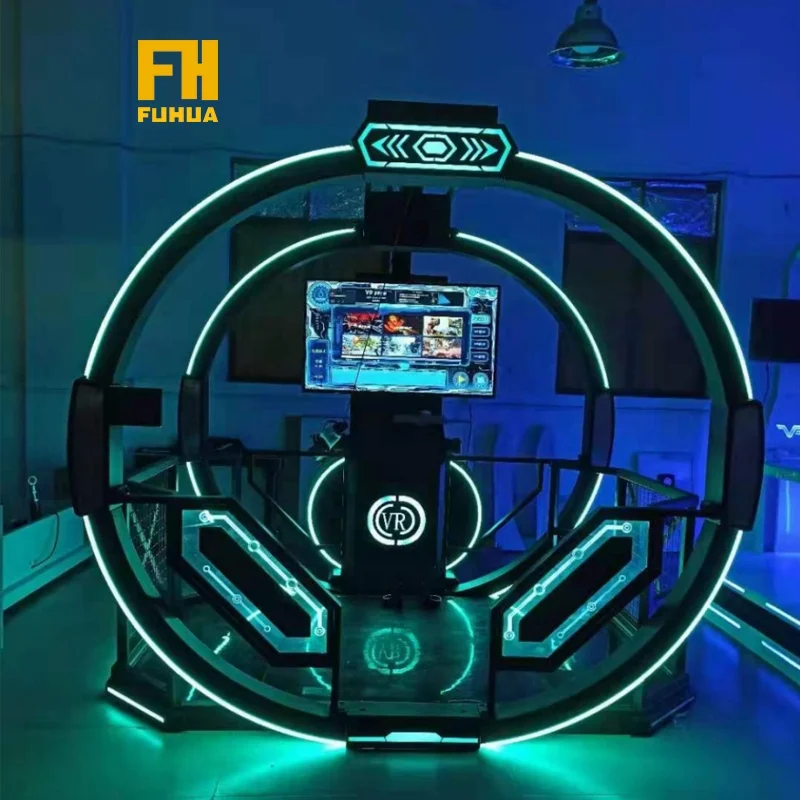 New Design Vr Park Machine Virtual Reality Games Simulator 9d VR Space Walking Platform