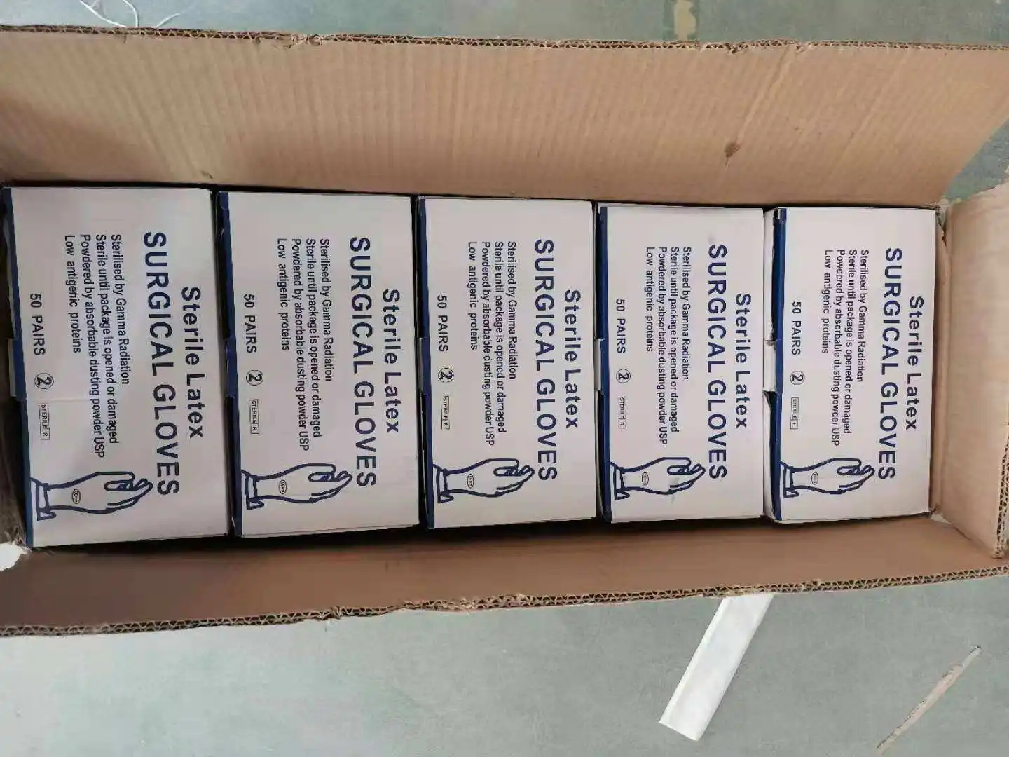 Medical Latex Gloves Sterile/nonsterile Natural Latex Gloves 9 Inches