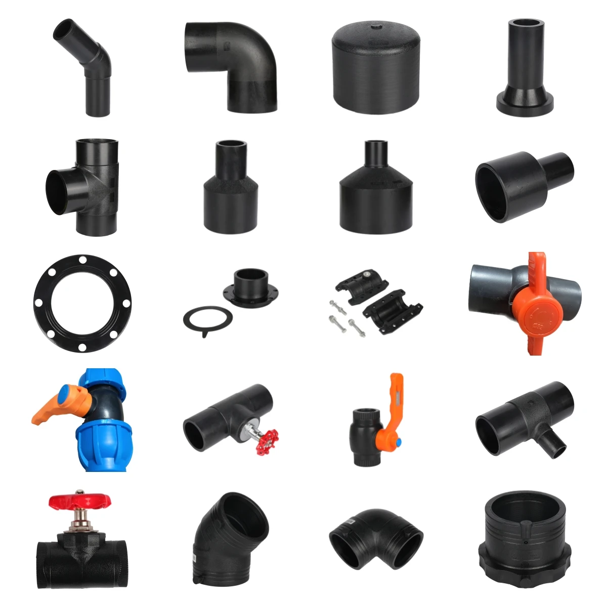 Astm China Factory Pe Hdpe Elbow Pn Sdr Dn Mm Butt Fusion Hdpe Pipe Fittings Degree