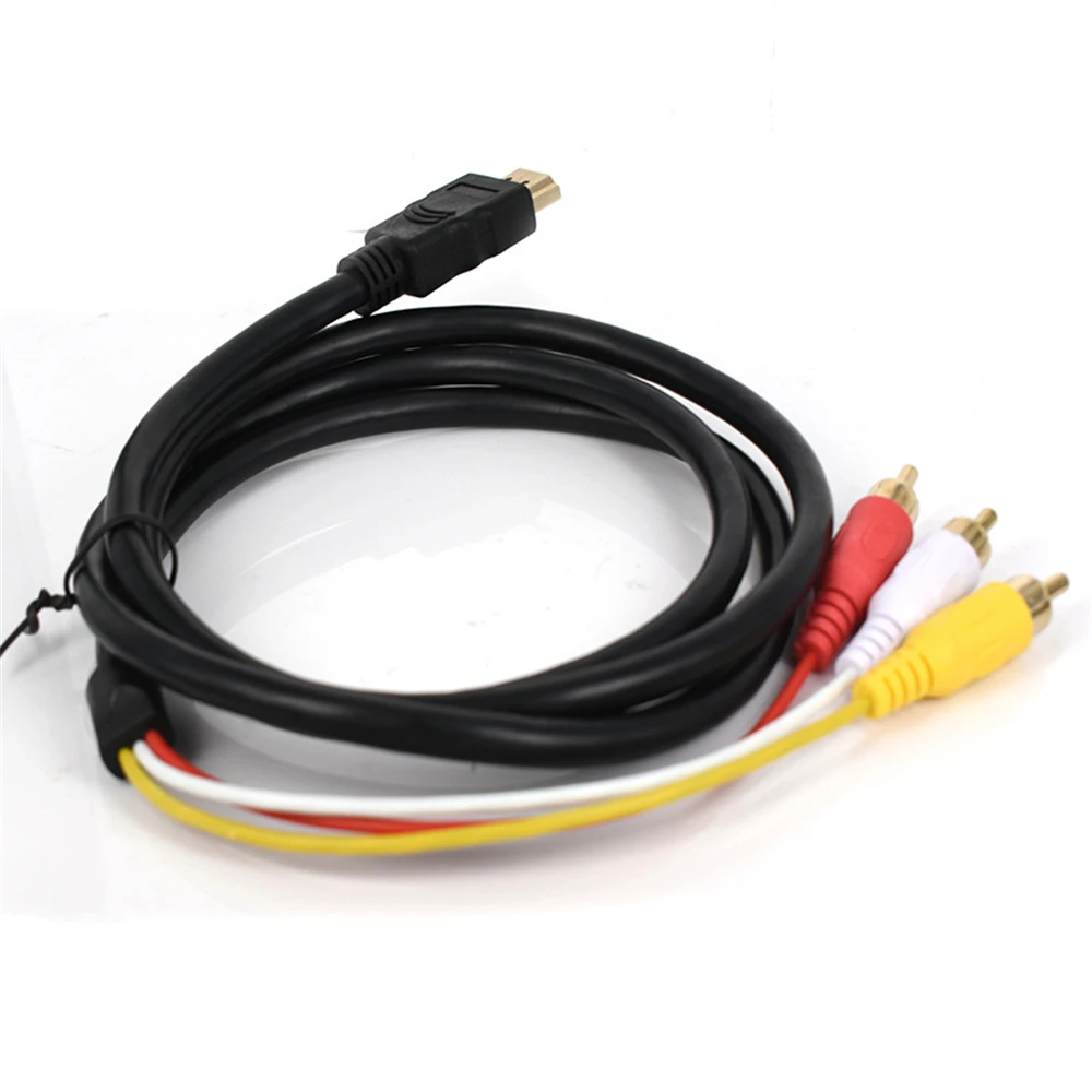 Adattatore RCA A HDMI 1080P - Convertitore AV/HDMI Per PS3, Xbox, DVD E Altri Dispositivi