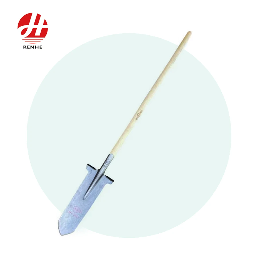 Großhandel: kundenspezifische Outdoor-Schaufel, tragbare Schaufel mit langem Griff, Stahlgrabeschaufel mit Griff