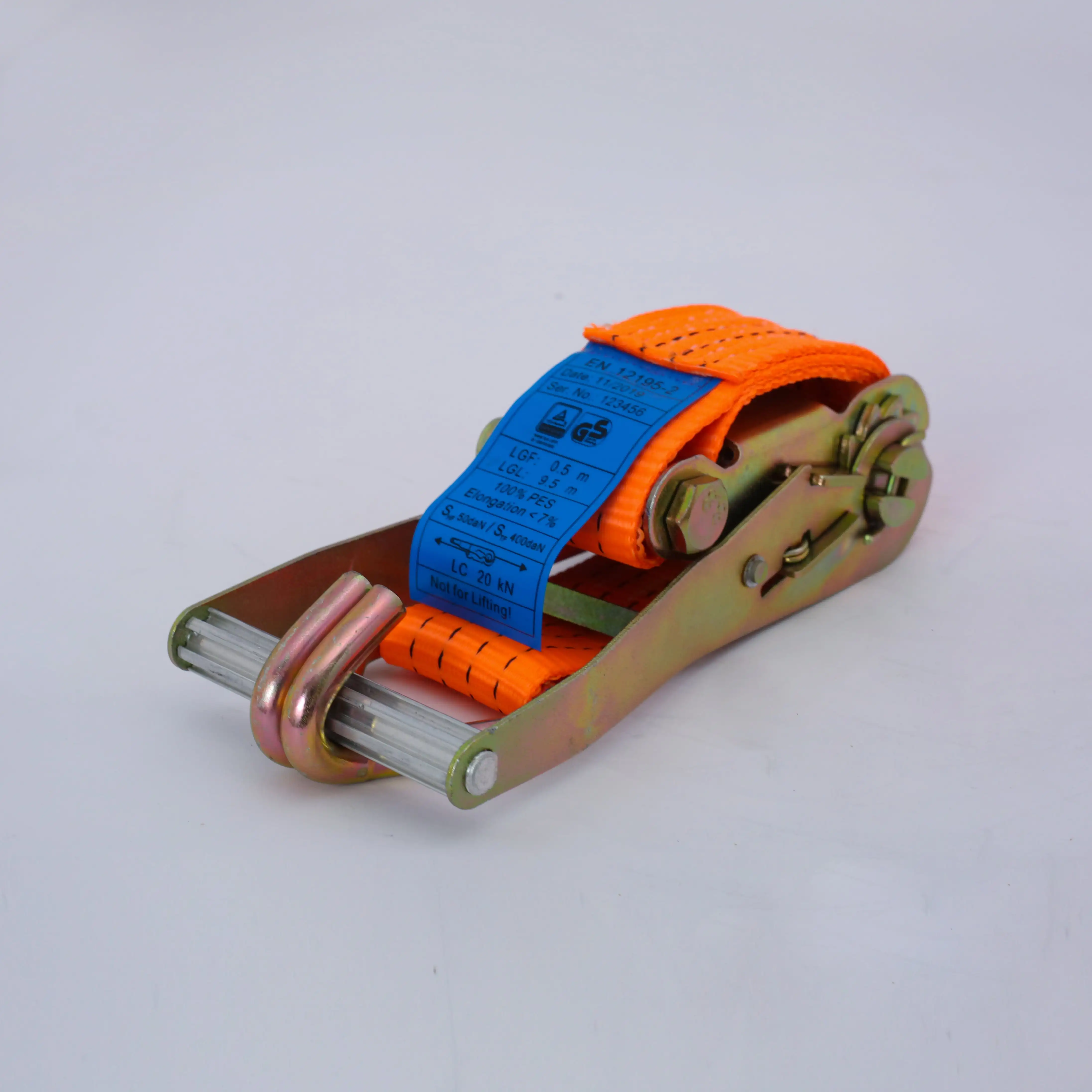 5 Ton Heavy Duty Ratchet Lashing Strap With Claw Hook