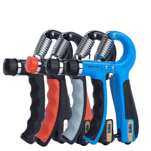 5-60Kg Strength Adjustable Electronic Counting Hand Gripper Hands Exerciser Grip Wrist Training Wholesales