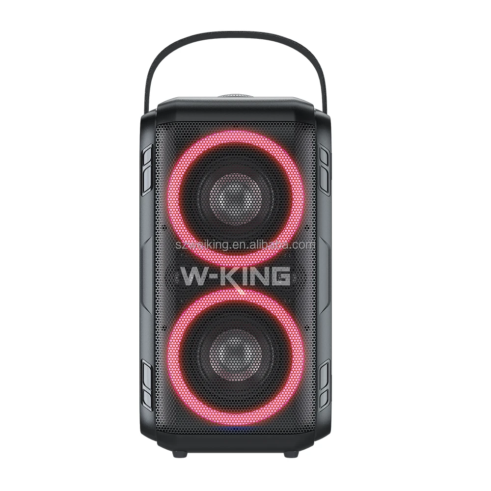 W-KING ポータブルパーティースピーカー T9-2 2本セット Amazon.com: W-KING T9-2 180W PEAK Bluetooth Speaker, 80W