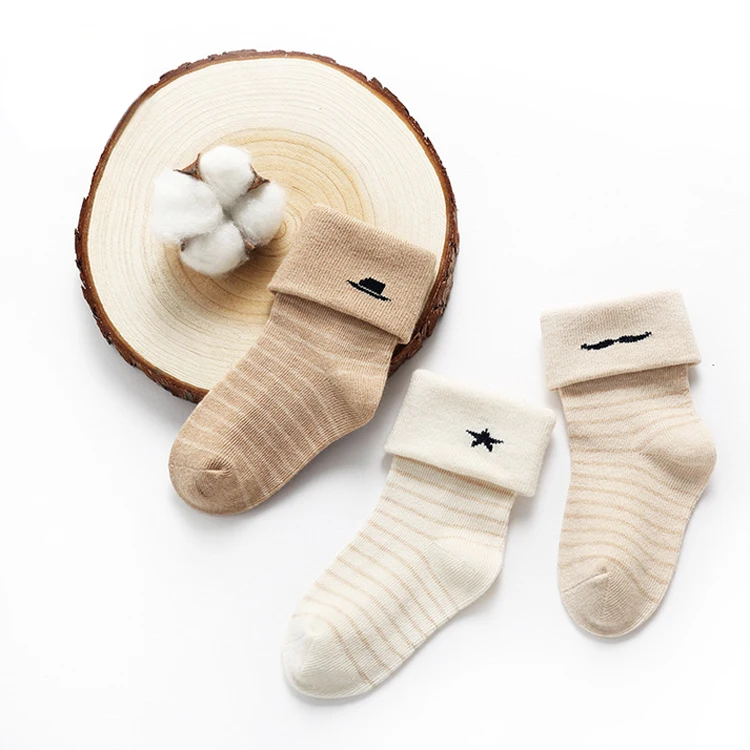 Новейший дизайн 2020 детские носки из натурального хлопка зимние подарочный набор