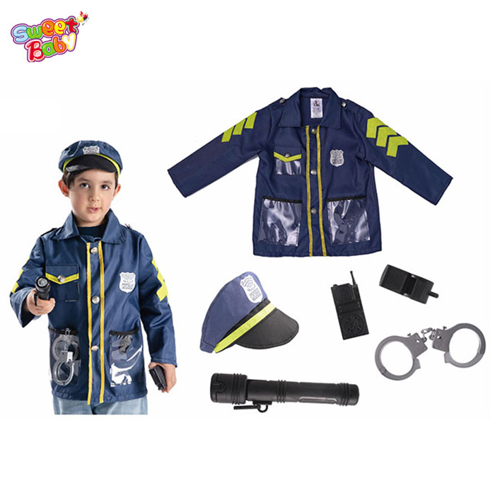 Костюм на Хэллоуин, полицейский рабочий пожарный пилот, врач, ролевые игры, детское выступление, косплей-шоу, детская одежда