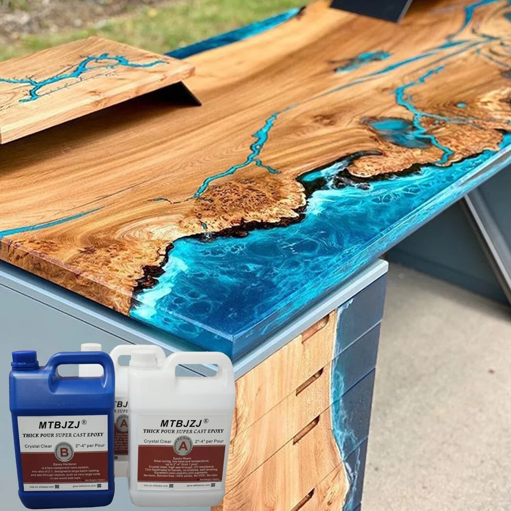 Epoxy Resin Casting Epoxy Resin Non Toxic Liquid Glass Epoxy Resin for  Woodworking River Table - China Resine Epoxy Liquid, Epoxy Resin and  Hardner for Craft