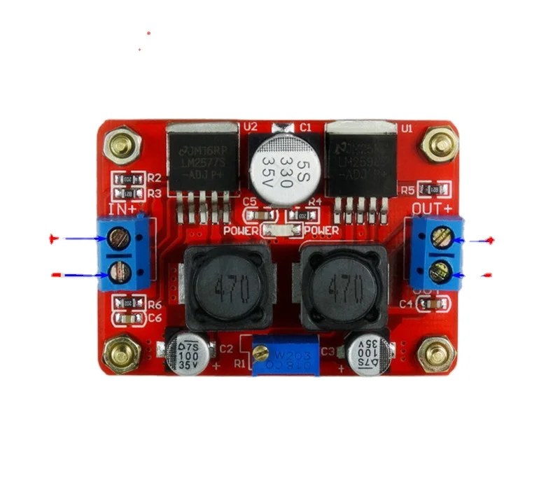 Factory Price Dc Dc And Down Buck Converter Module Lifting Pressure Module To 1.25-26v Adapter Solar Panels - Buy Automatically Up Voltage Module,Lifting Pressure Module,Automatically Buck Boost Converter