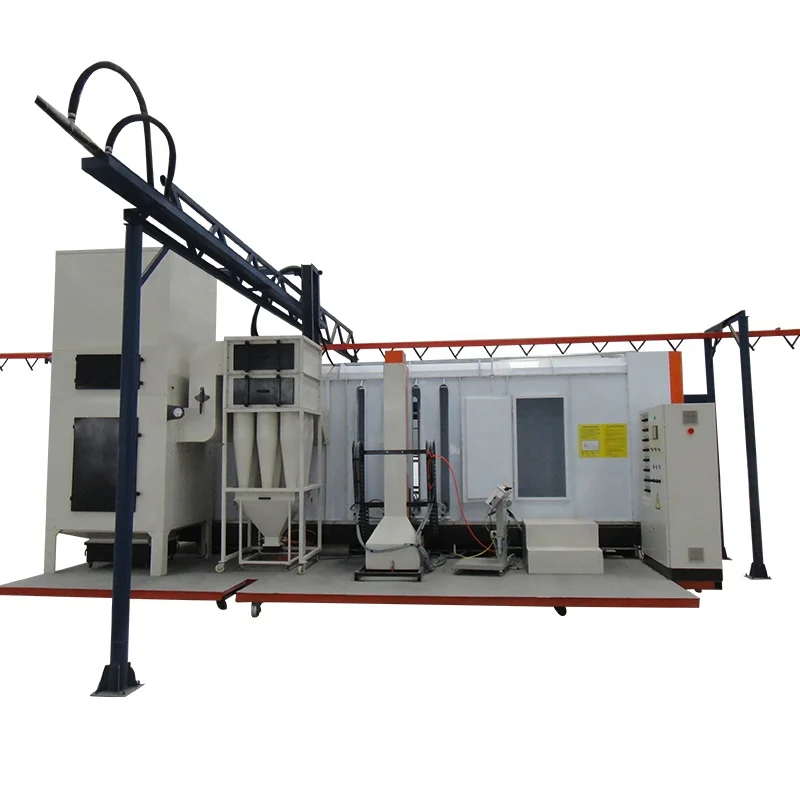 Multi Cyclone Filter Automatic Powder Coating Spray Booth