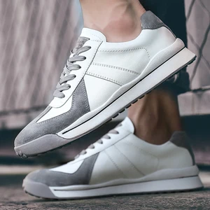 Men's Retro Microfiber Sneakers Rubber Sole Breathable Casual Shoes for Daily & Fashion Wear