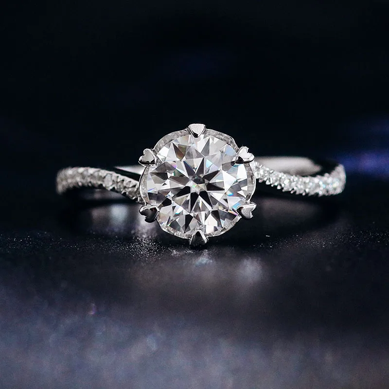 Anello Nuziale Rotondo Con Perla A Goccia In Argento S925 – IT - Foto 9