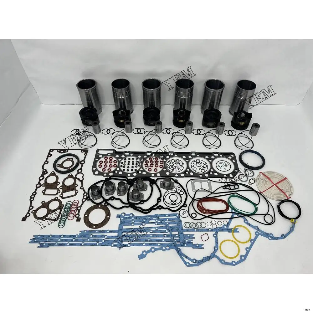 C18 Engine Rebuilding Kit With Full Gasket Set Piston Rings Liner for Caterpillar