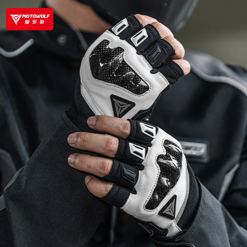 Amazon.com: Cowhide Leather Motorcycle Gloves, Riding