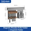 500mm Magnetic Wooden Knife Holder+ Chopstick Holder