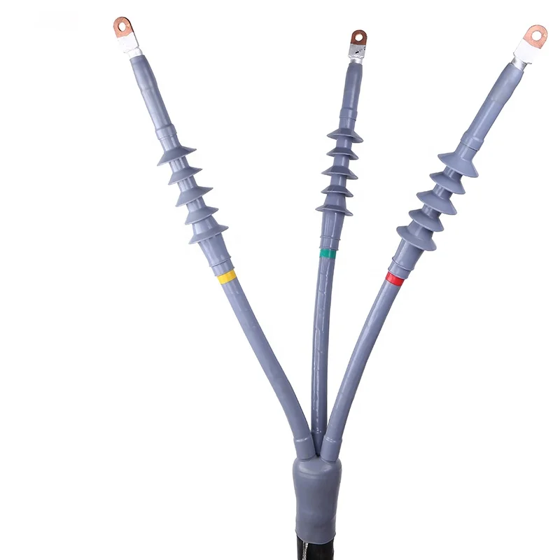 Cable Accessories 3 Core Outdoor and Indoor Heat Shrink Termination and Joint Kit