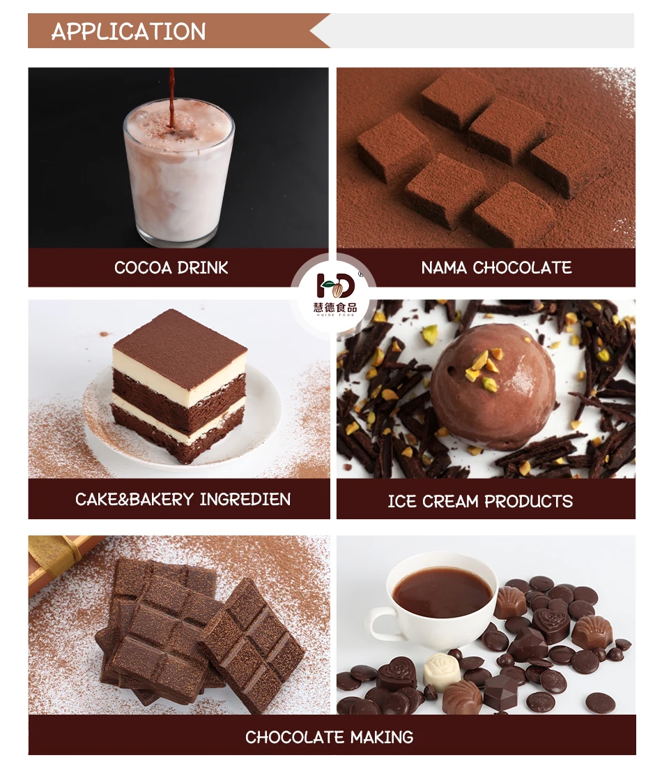 Natural Cocoa Powder Raw Cacao Powder TR01 for Bakery Bag