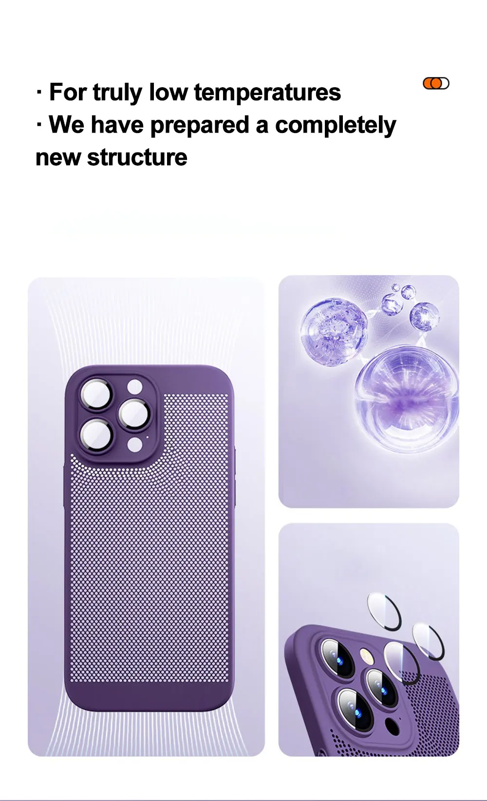 Pc Phone Case For Iphone 15 14 13 12 11 Xr Xs Max Pro Plus Colourful Covers Breathable Anti Drop Cooling Mesh Sjk401 Laudtec supplier