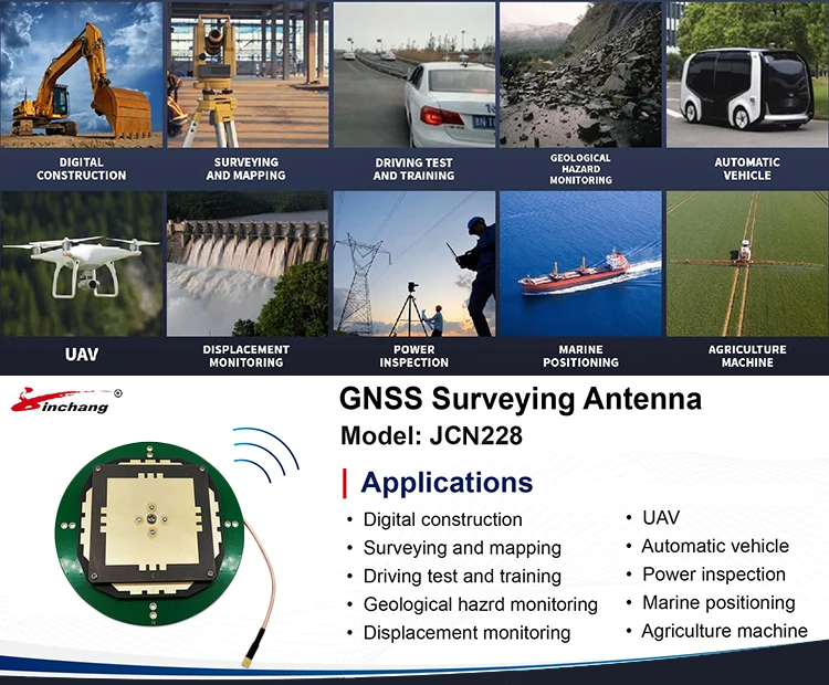 JCN228 the Precision Is Less Than 10cm High Precision South Internal GNSS GPS RTK Antenna Built-in L1 L2 Surveying Antenna