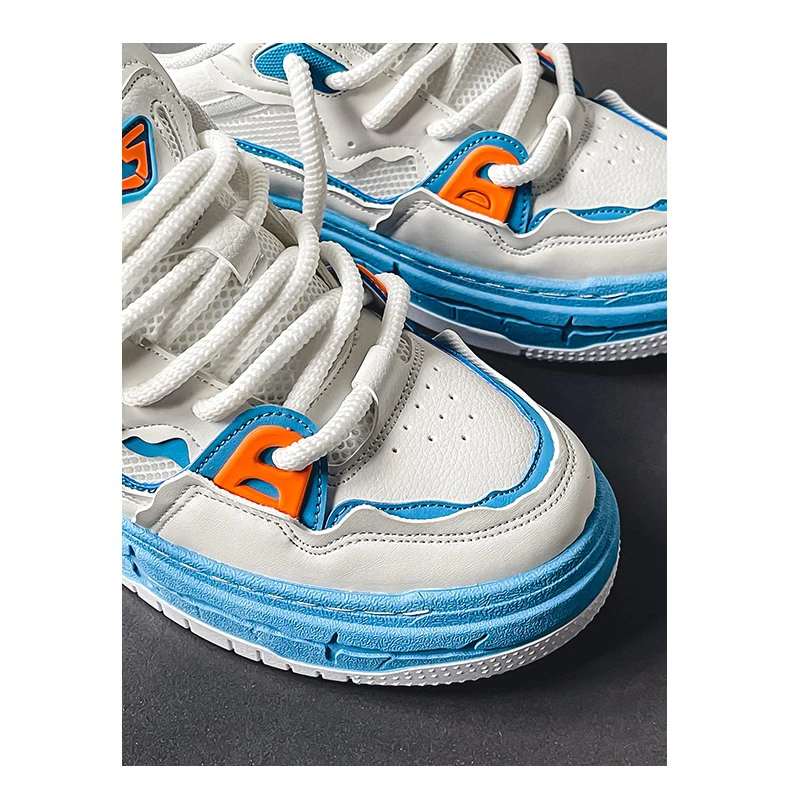 2023 Qzk Luxury Fashion Customize Brand Men Skateboard Shoes Custom Mesh Breathable Shoes