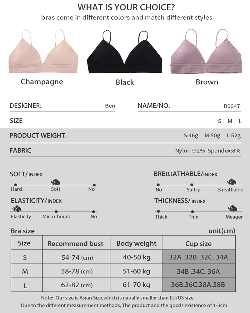 Seamless Underwear Push Up Bra Women Top Sexy Bras Without Frame Thin ...