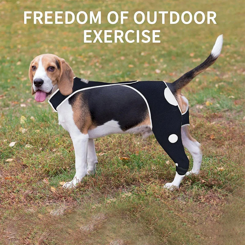 Pet Dog Legs Protector Reflective Breathable Against Licking And Biting Dog Hind leg Protector