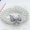 white butterfly-silver