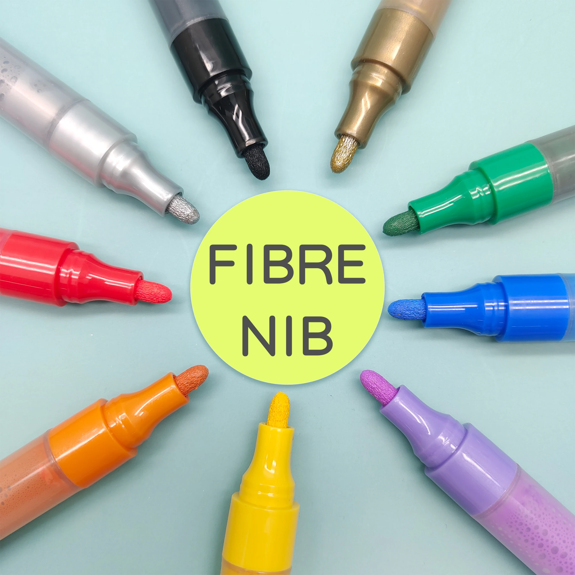 Перо для жидкого мелового маркера Flashcolor, 3 мм, светодиодная ручка-Хайлайтер для осветительной доски, высококлассная ручка для жидкого мелового маркера