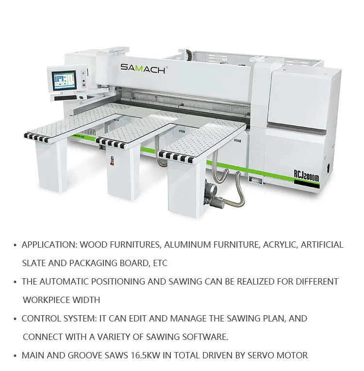 SAMACH CNC Beam Saw - Precision Wood Cutting Machinery