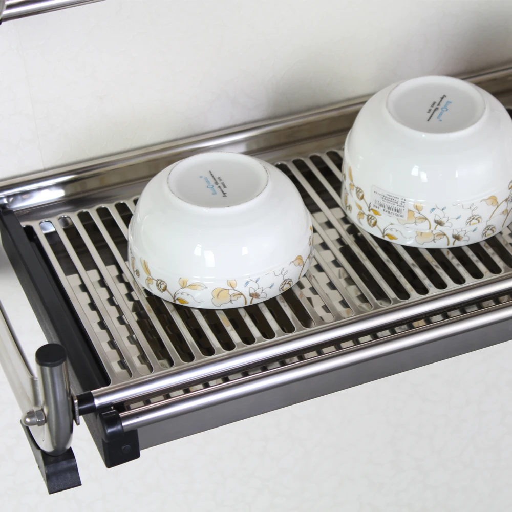 Buy Wholesale China Wholesales Custom Kitchen Shelf Rack Stand Two Tier  Over Sink Dish Drying Rack Stainless Steel Over Sink Dish Drying & Rack at  USD 20.5