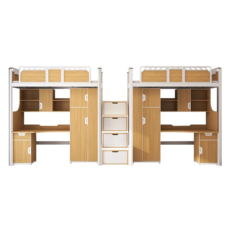 Modern Iron Frame Bed Students Metal Design Dormitory Bed