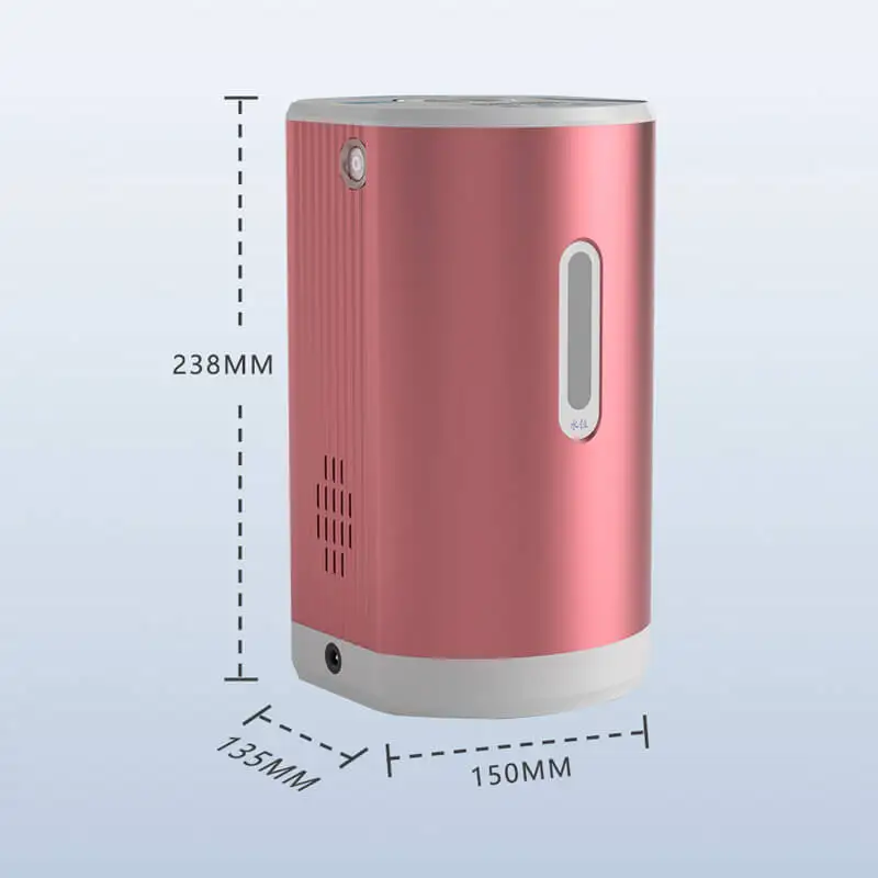 Portable Hydrogen Inhaler with 99.9% Pure Hydrogen 150ml/min Output and 75ml/min Oxygen for Therapy